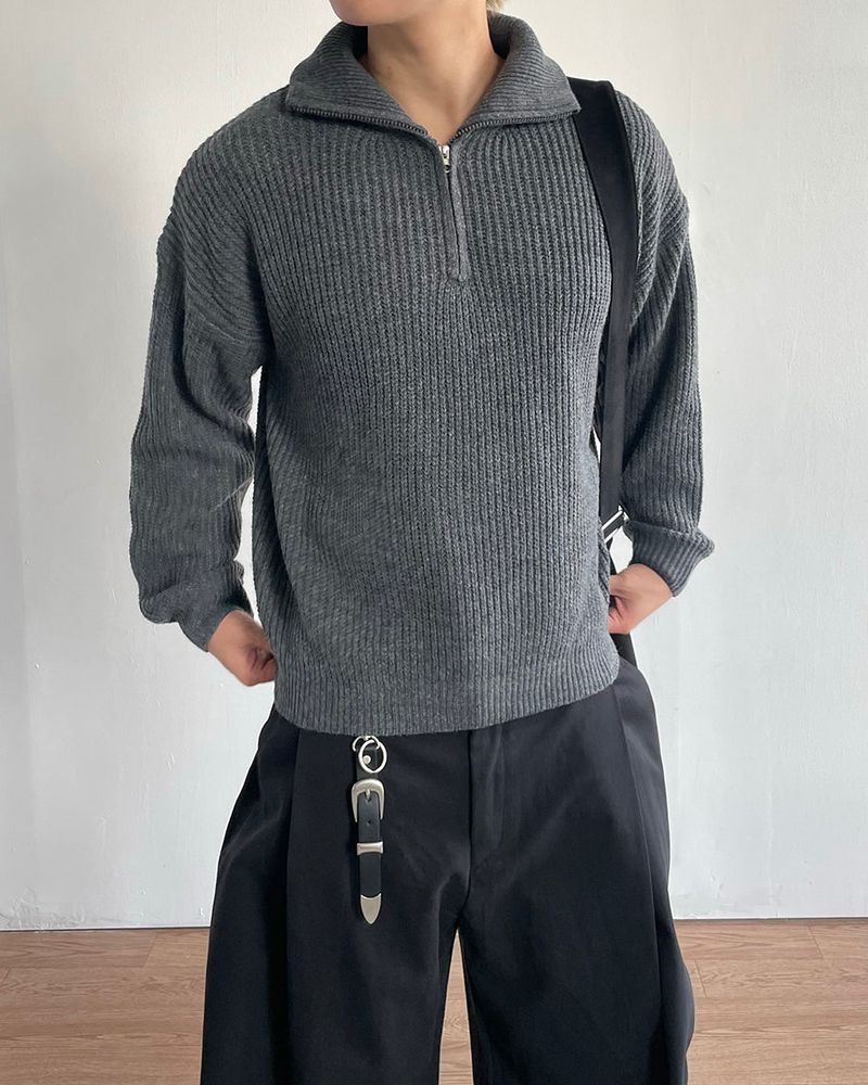 Como Half Zip-up Knit
