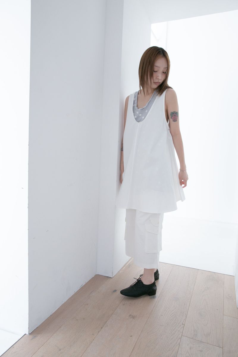 capri layered cargo pocket pants(2colors)