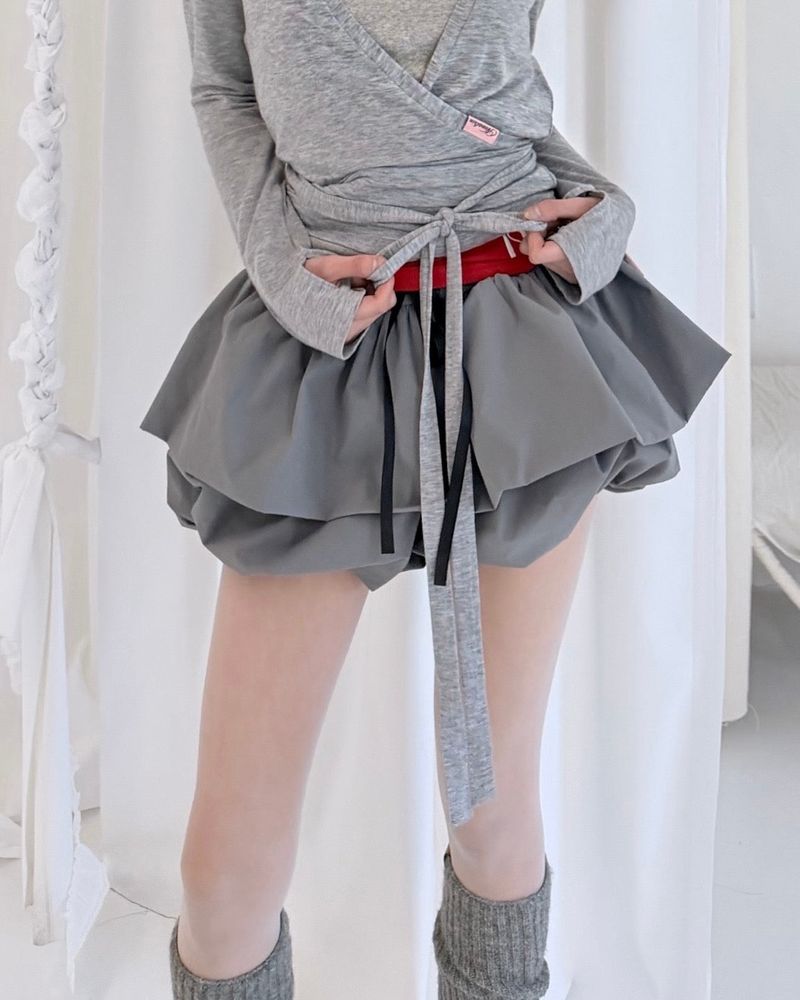 Cloud Bubble Mini Skort