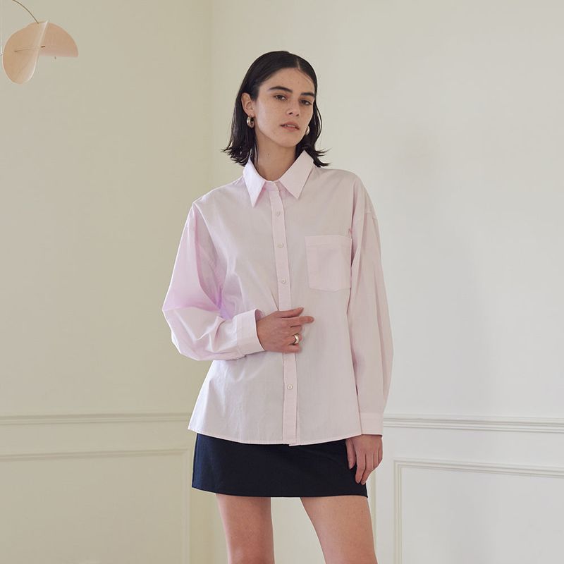 TMO BY 13MONTH(ティーエムオーバイサーティーンマンス)の「CASUAL SHIRT (PINK)(Tops)」