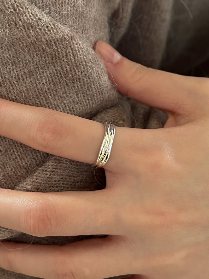 Gentle ring (silver) *1PCS