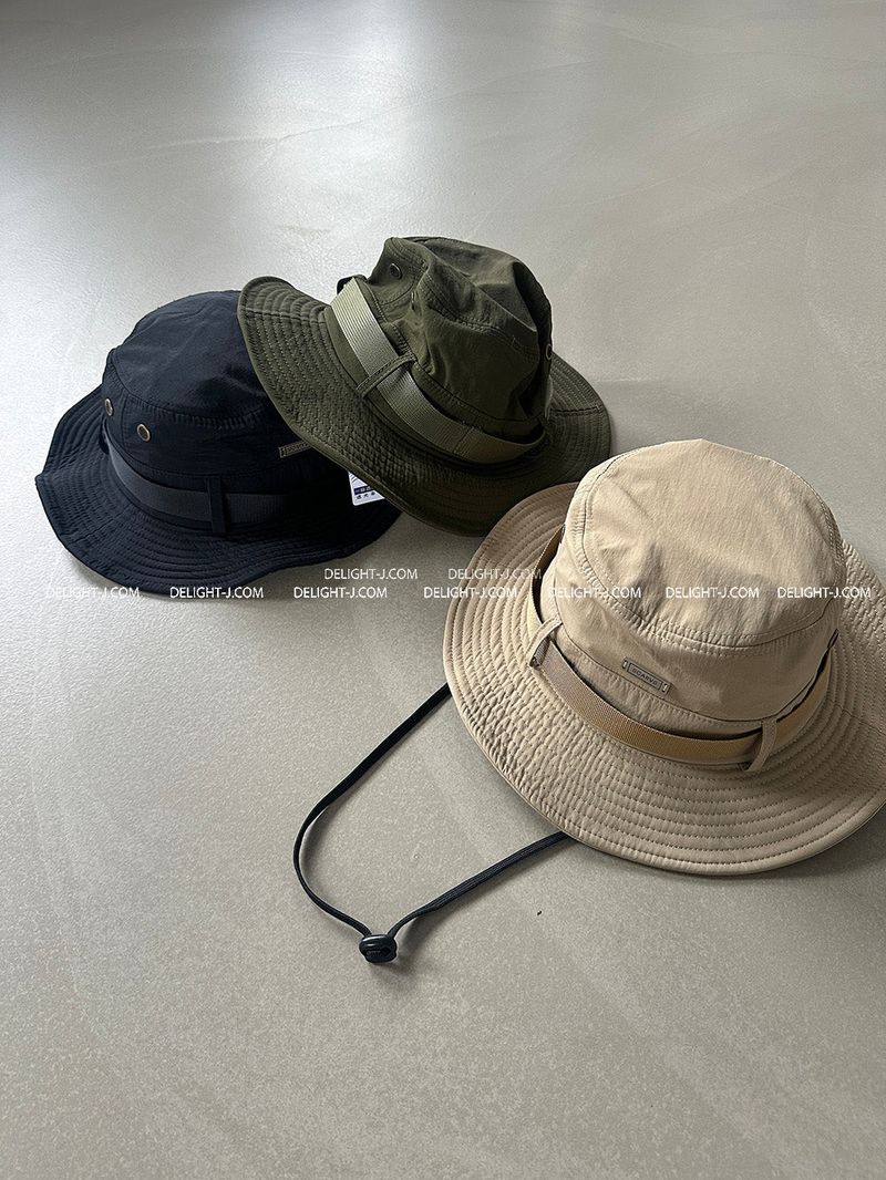 Patch strap safari hat