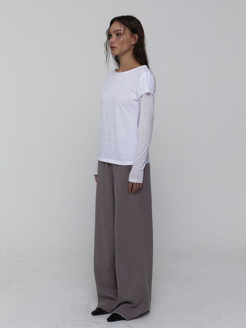 Pigment Cotton Pants_Beige