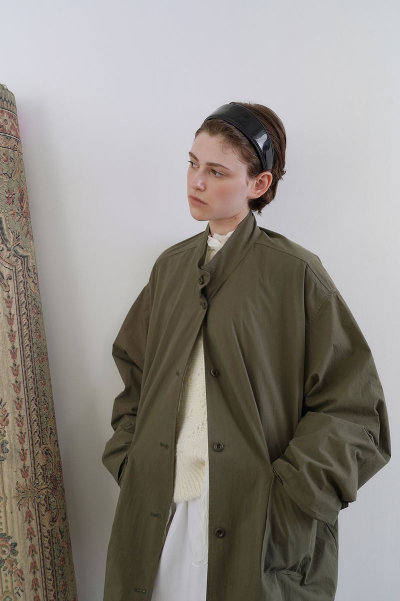 Cove half trench jacket_khaki