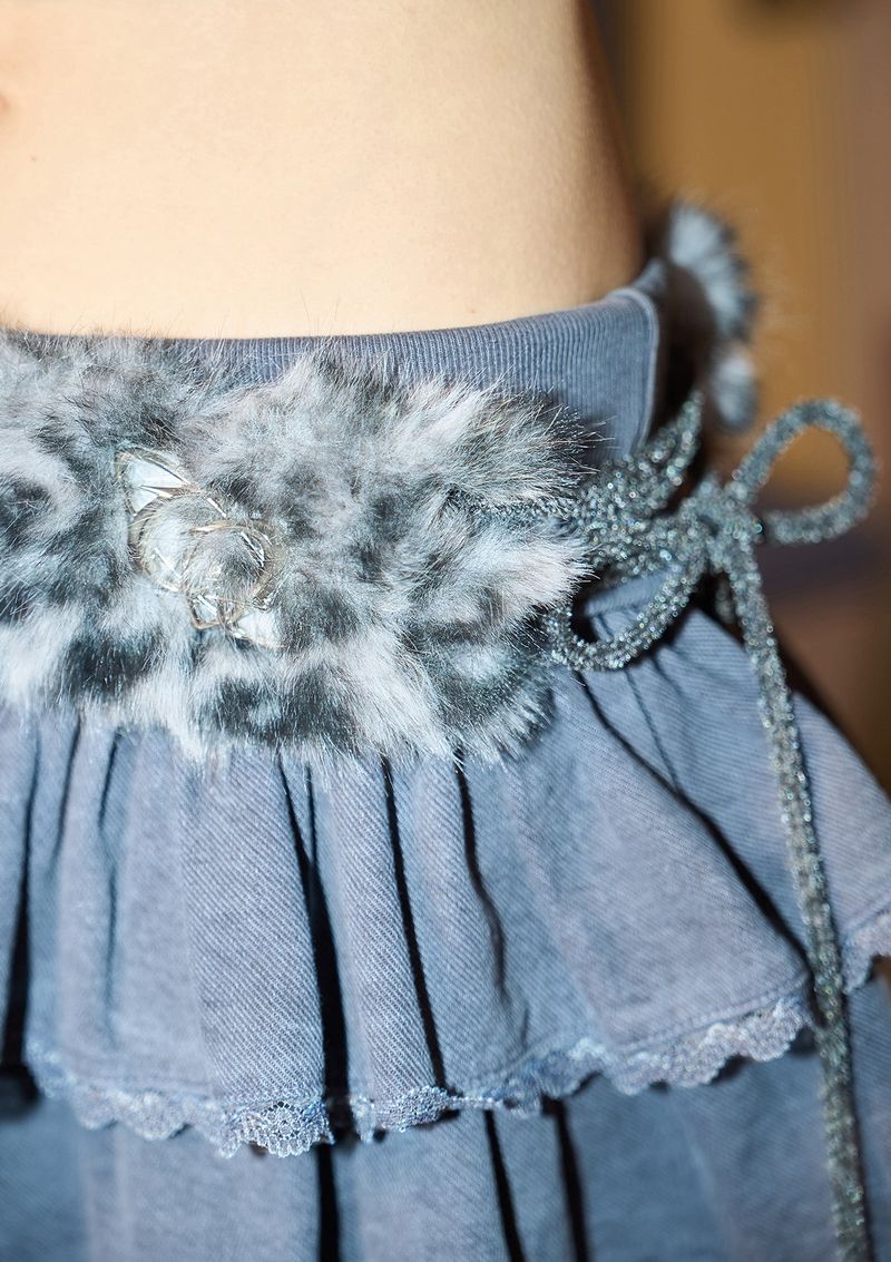 CHERRYQUIRI（チェリーキュリー）の「(2nd reorder) snow fur belt - leopard（Fashion Accessories）」