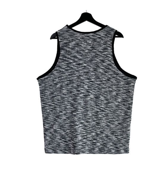 Mix scatter loose fit tank top