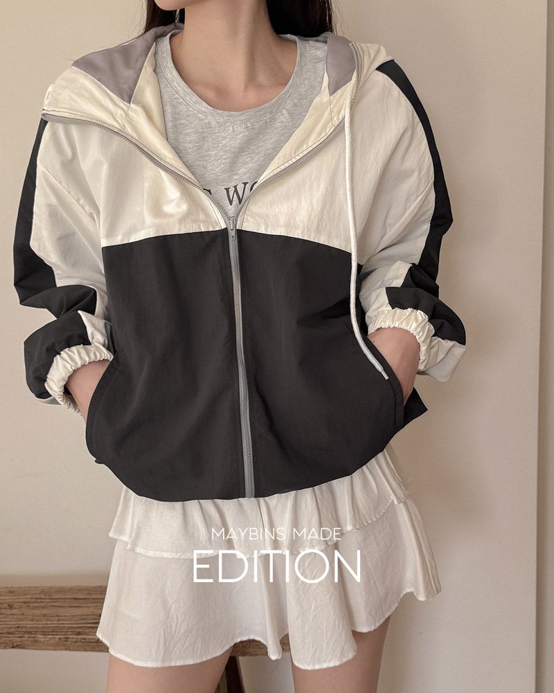[MADE] Loose colored hooded jumper