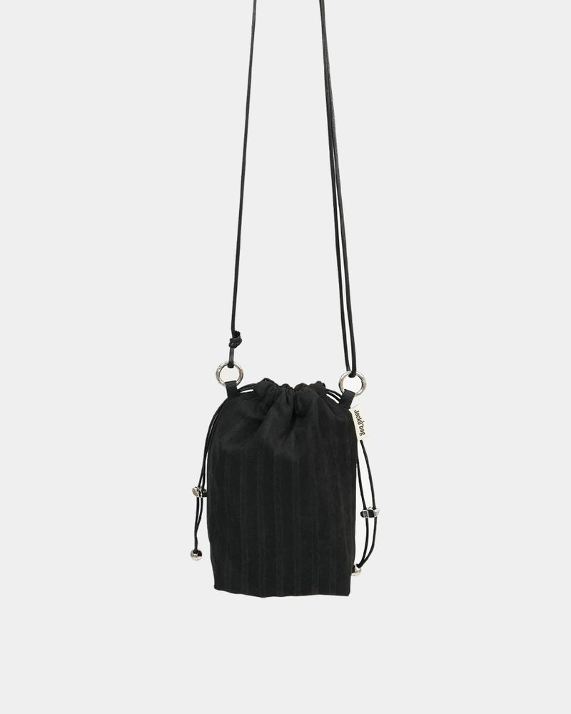 JACKOBAG（ジャックコバッグ）の「ストライプミニバッグブラック（バッグ）」