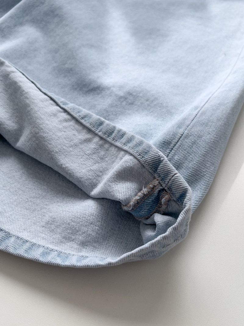 775 Bermuda Wide Denim Pants