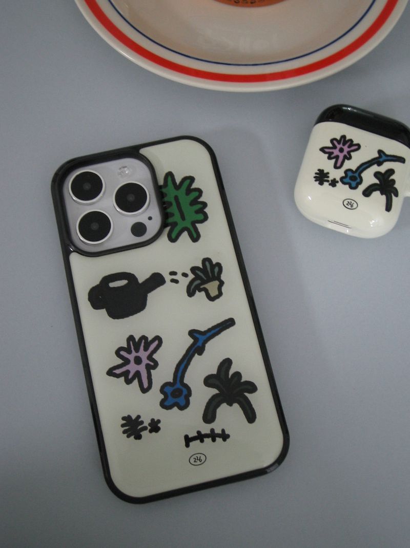 plant epoxy phone case