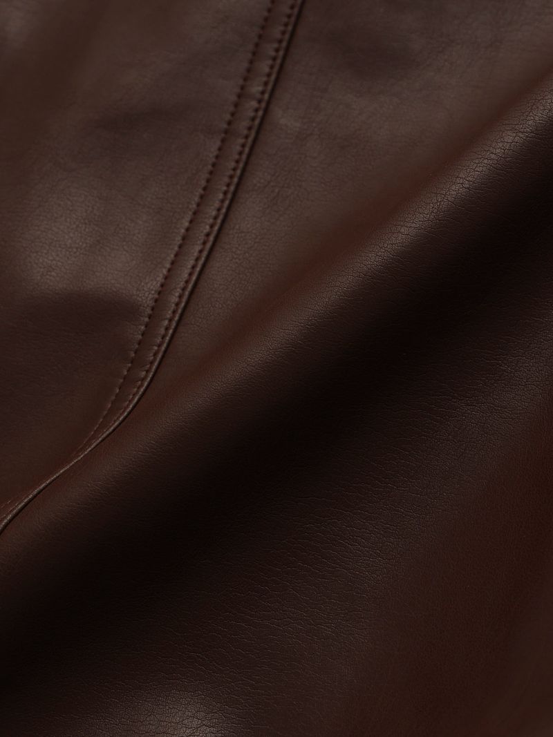 Base Leather Blouson (2color)