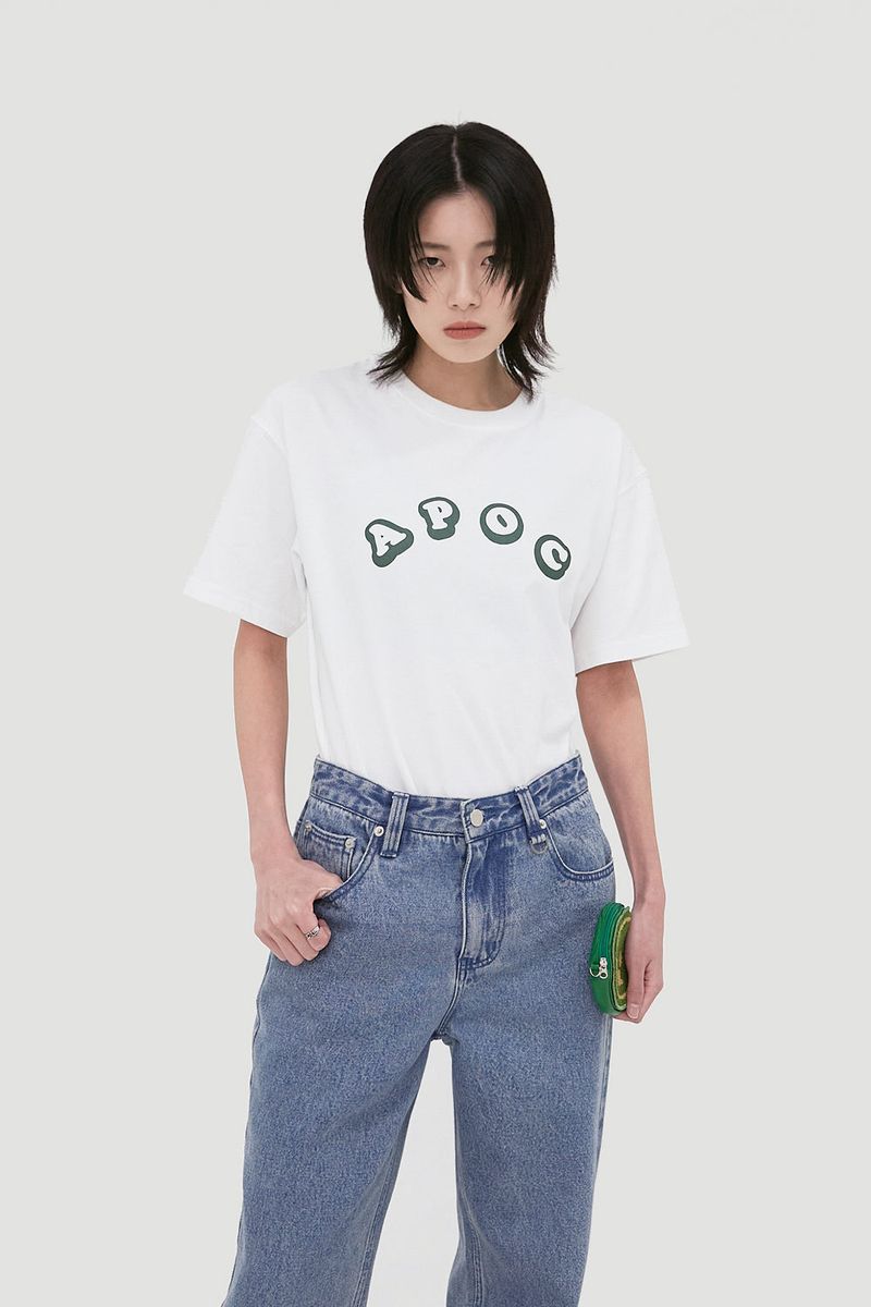 APIECEOFCAKE（ピースオブケイク）の「Arch Logo Tee_White（Tops）」