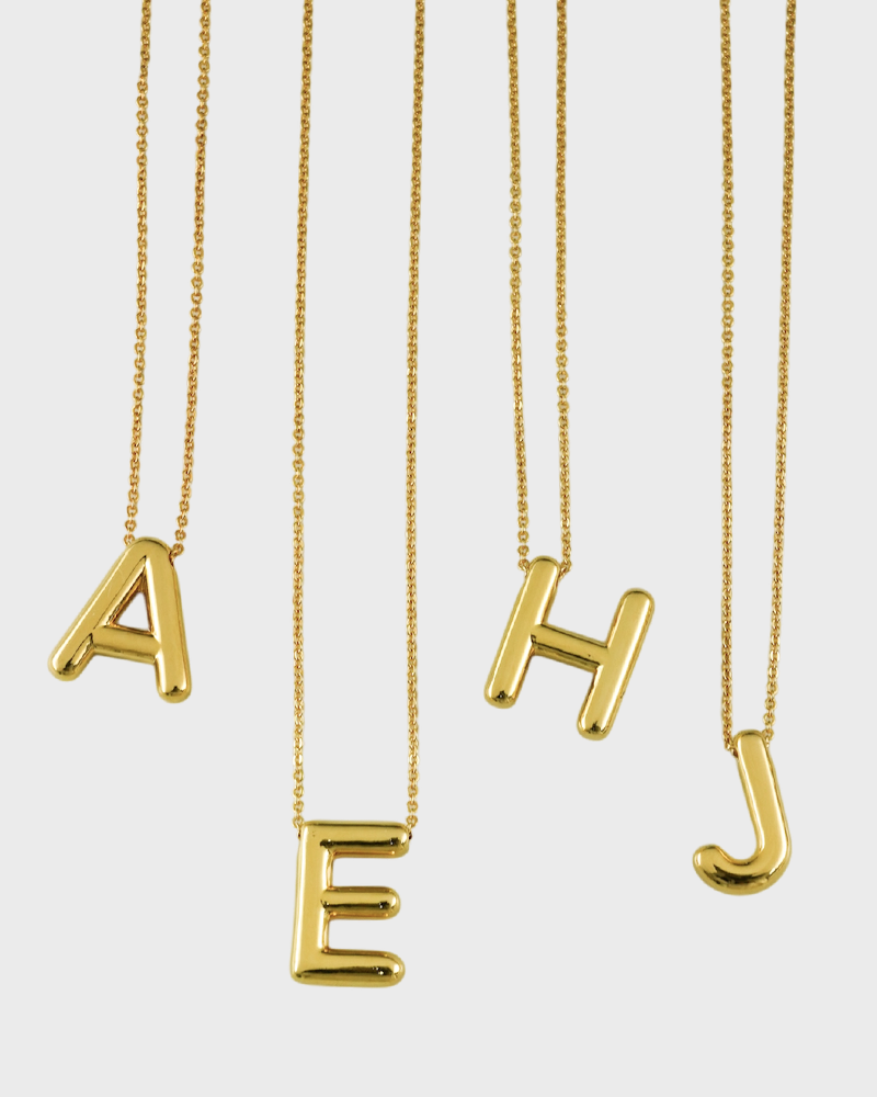 it doesn't matter.(イットダズントマッター)の「 チャビーイニシャルネックレス (7 Letters, Gold)(アクセサリー)」