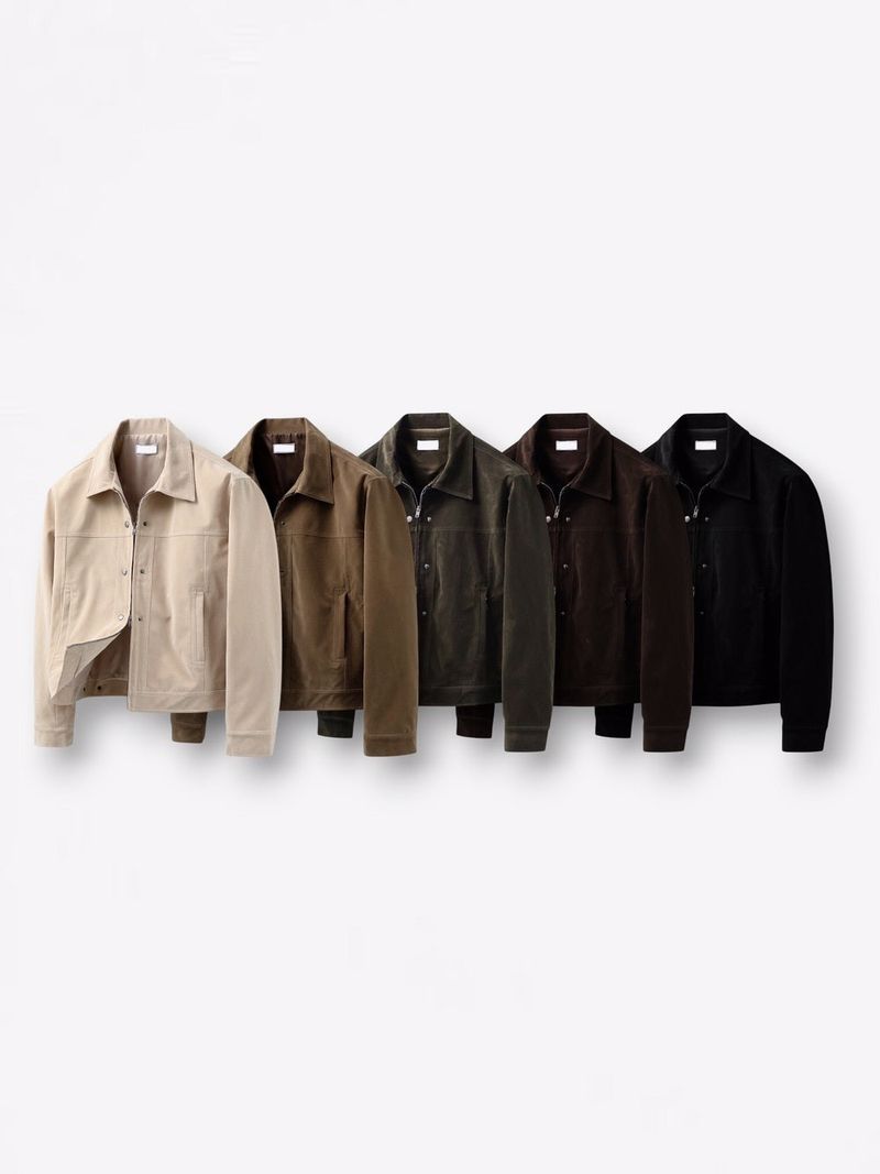 Mer crop suede jacket
