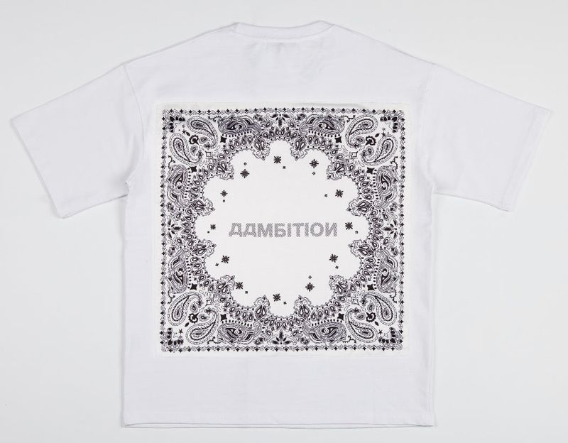 AAMBITION（アアンビション）の「WHITE paisley t-shirt（Tops）」
