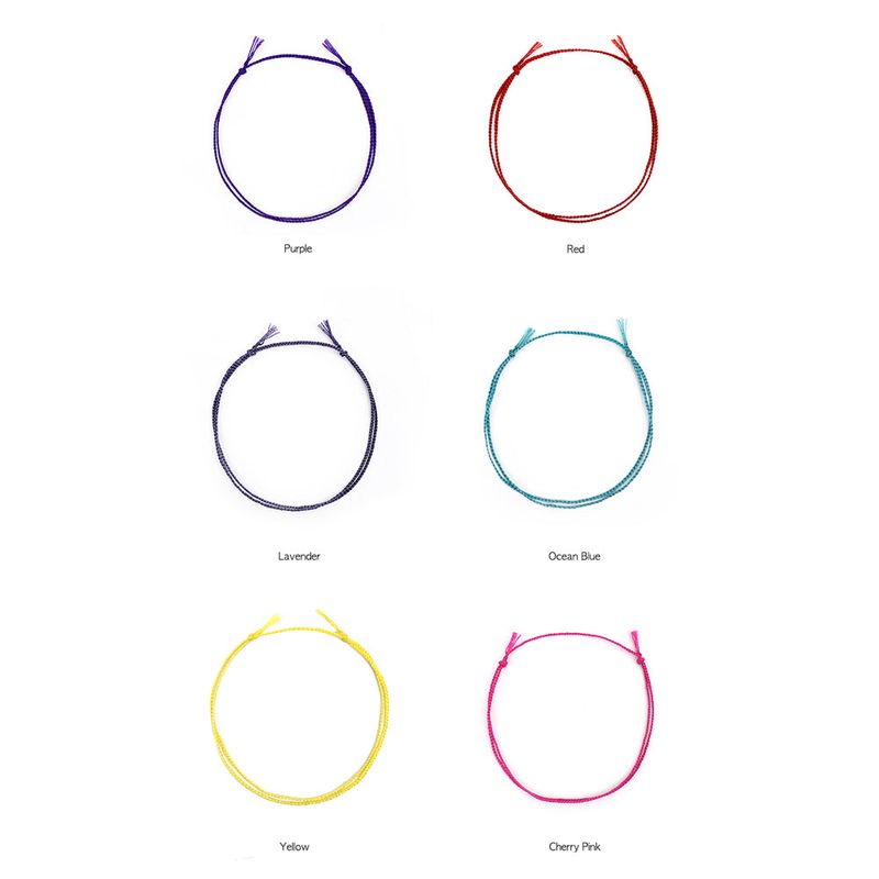[BTS V] Thin Single original Bracelet (28color)