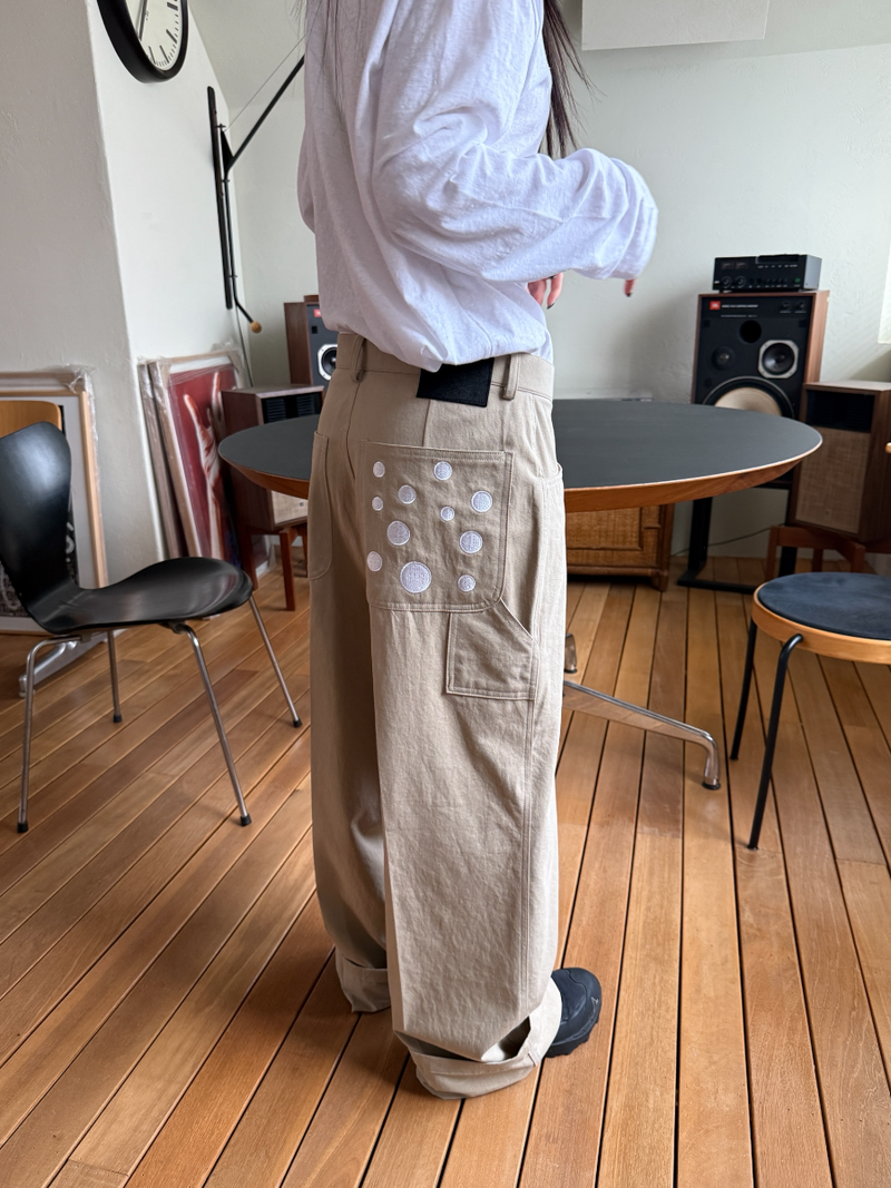 dot pocket pants