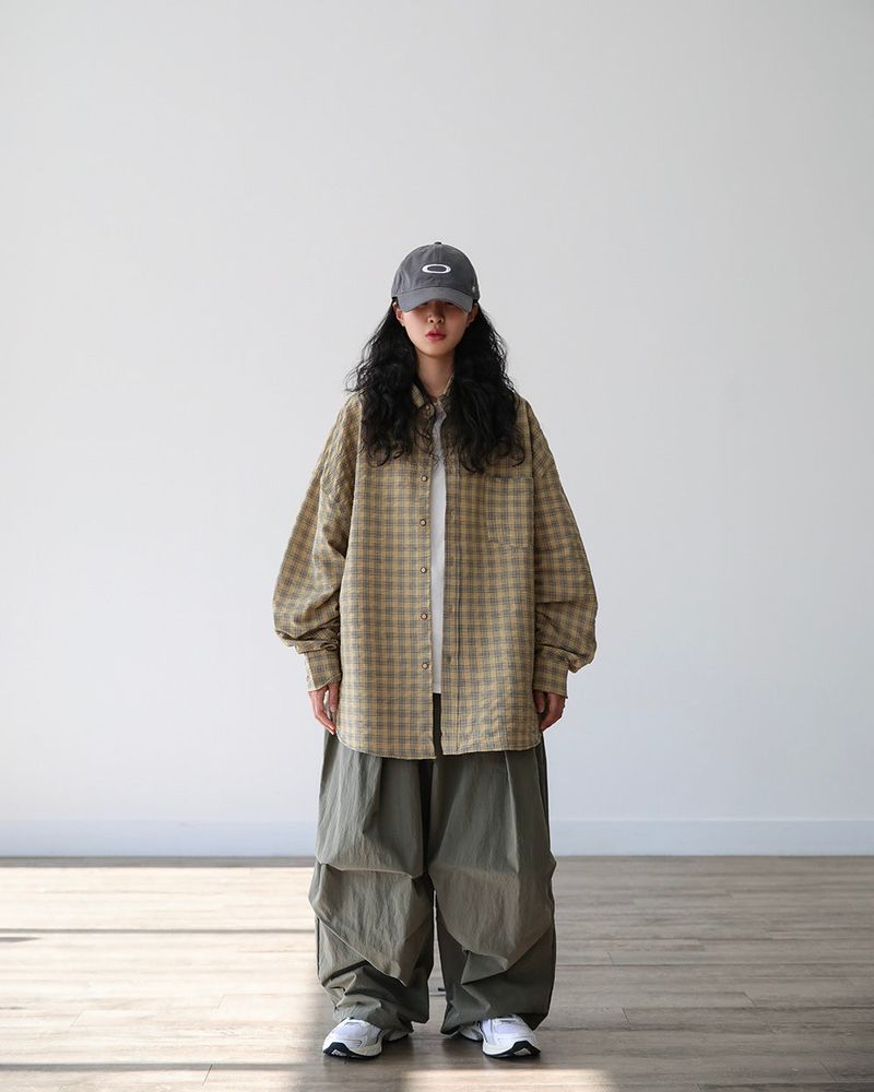 AC EMBOSSED CHECKERED SHIRT