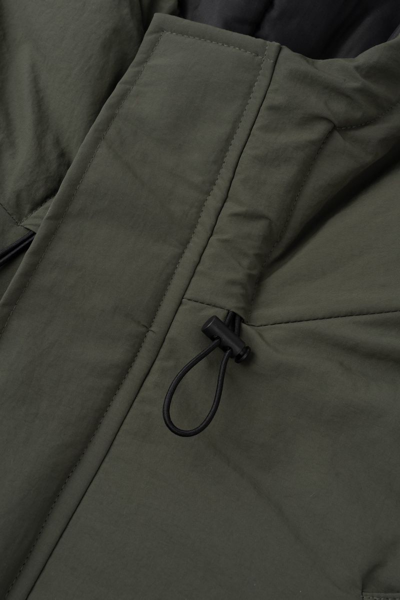 Michigan Patch Two-Way Hooded Padding Jacket (3 Colors)