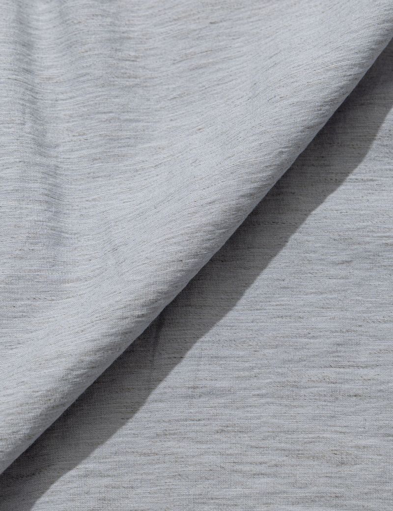 HIGH-NECK FRILL SLEEVELESS(LIGHT GREY)