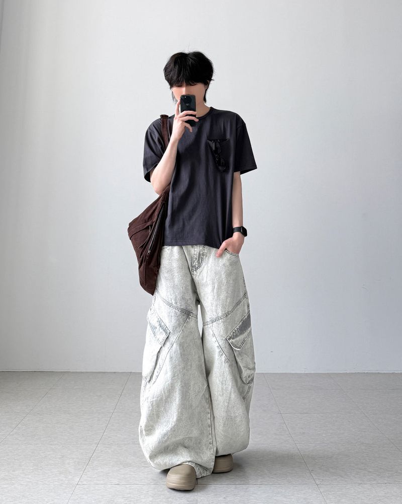 Ditto Gray Balloon Denim