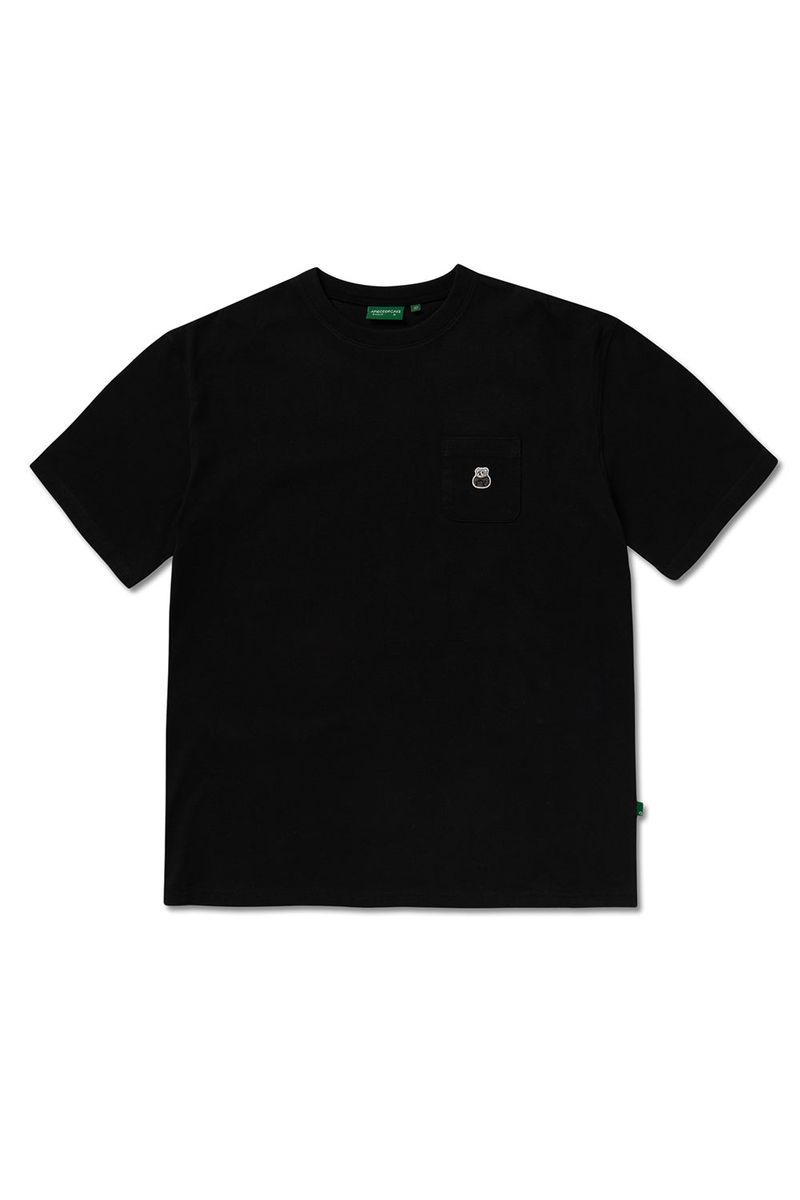 Bear Patch Pocket Tee_Black