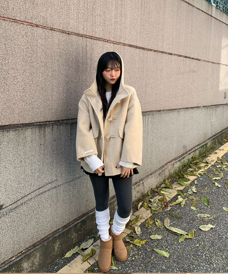 Duffle Half-Length Handmade Coat Jacket