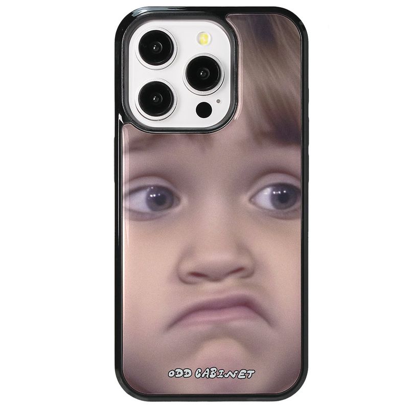 ヒップ サルキー ベビー フェイス エポキシ バンパー iPhone ケース