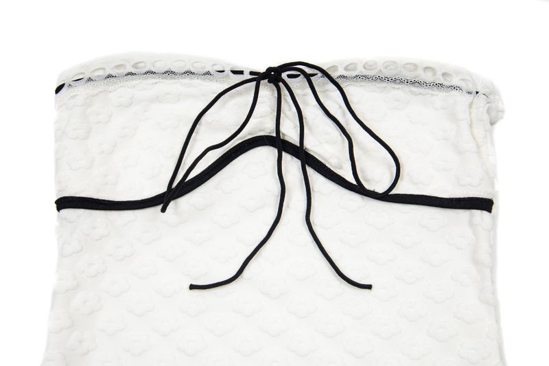 Lumi Embossed Texture Tube Top