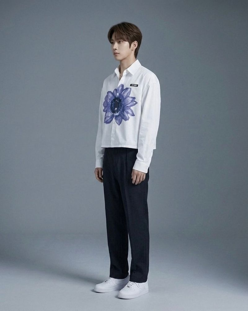 Ivory Flower Shirts