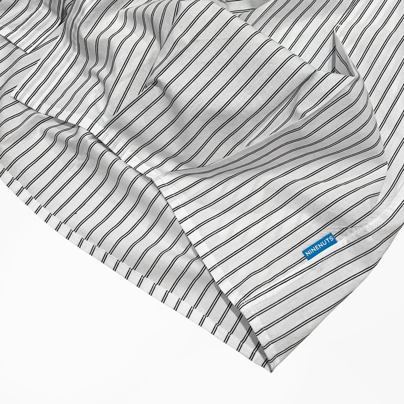 offset stripe shirt_white