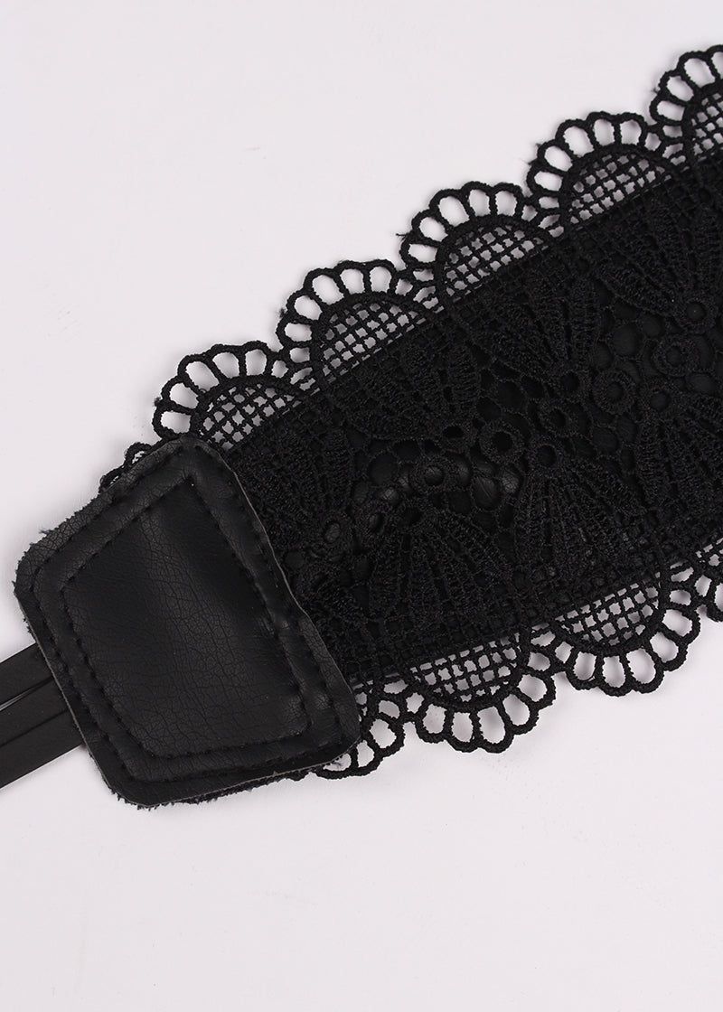 LACE LEATHER BELT