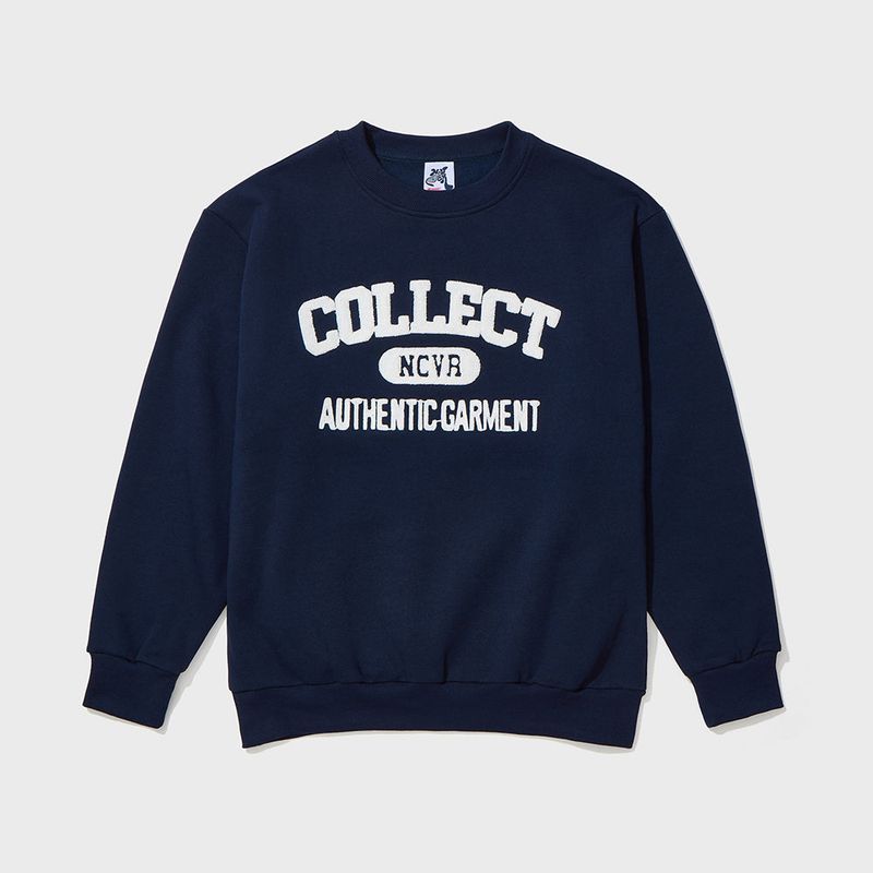 NCOVER(エンカバー)の「COLLECT LOGO SWEAT SHIRTS - NAVY(Tops)」