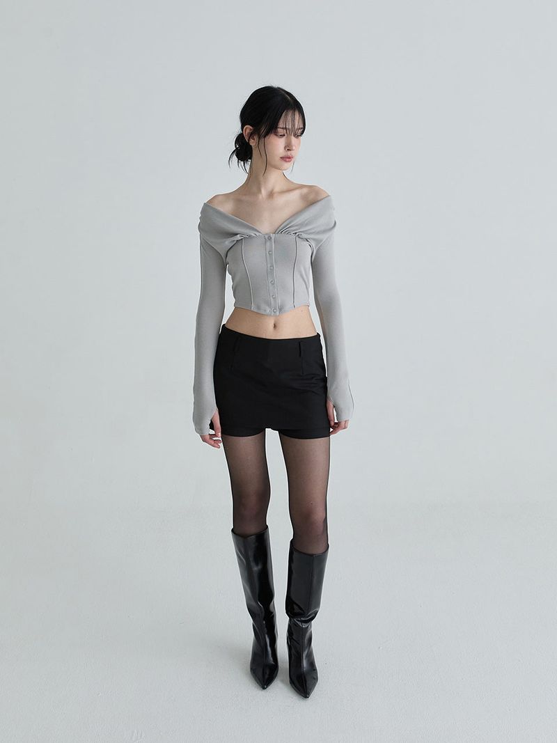 Rhea cardigan (Gray)