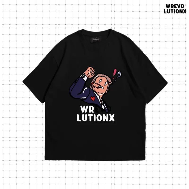 WREVOLUTIONX by WooLeeX（レボリューションエックス バイ ウーリーエックス）の「Let the Bullets Fly For a While T-Shirt（Tops）」