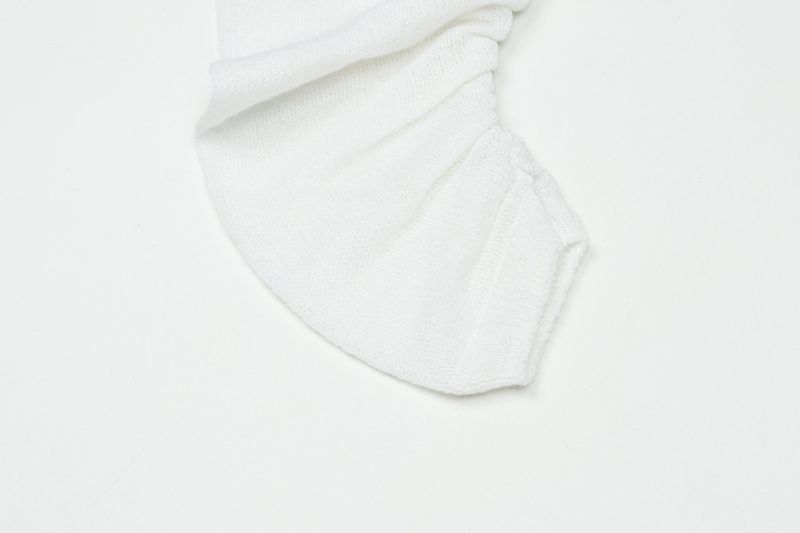 Shirring warmer bolero (white)