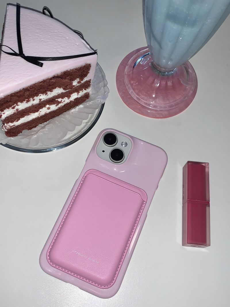 [Alldayproject_YoungSeo pink] strawberry pink phone case