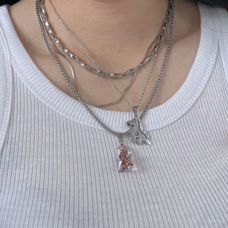 MADE dinosaur Necklace