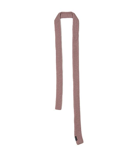 ZIZEMUSEUM(ジゼミュージアム)の「KNIT TUBE TOP MUFFLER (INDY PINK)(Fashion Accessories)」