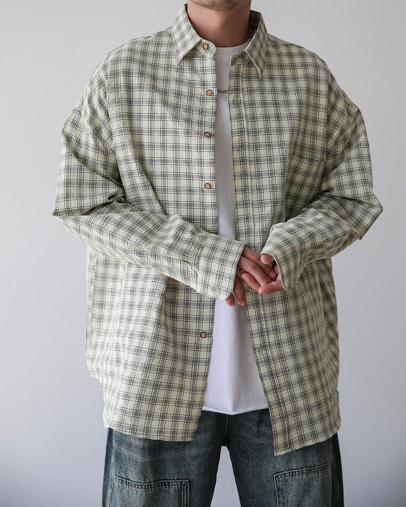 AC EMBOSSED CHECKERED SHIRT