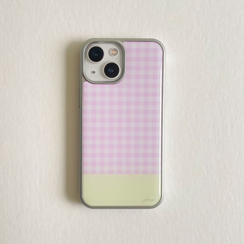 berry lemon silver epoxy phone case