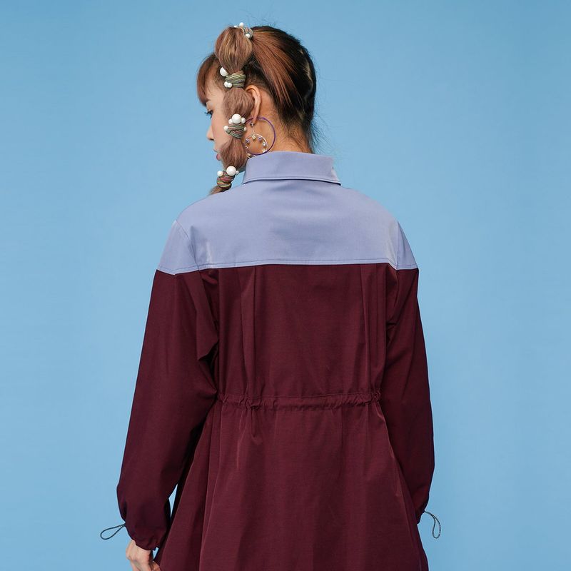 Trench One-piece [Wine Red]