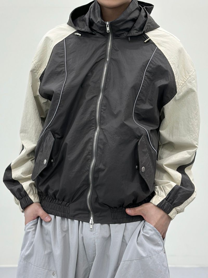 Cynical Curve Nylon Windbreaker 2C
