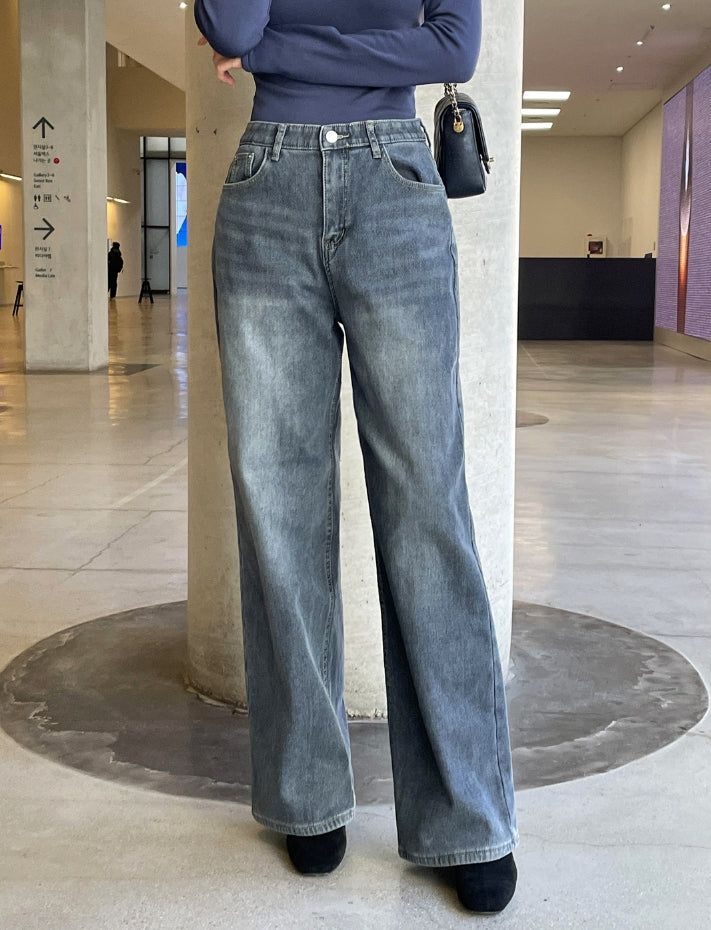 iam mari（アイアム マリ）の「Tommen Brushed Wide Banding Denim Pants（Pants）」