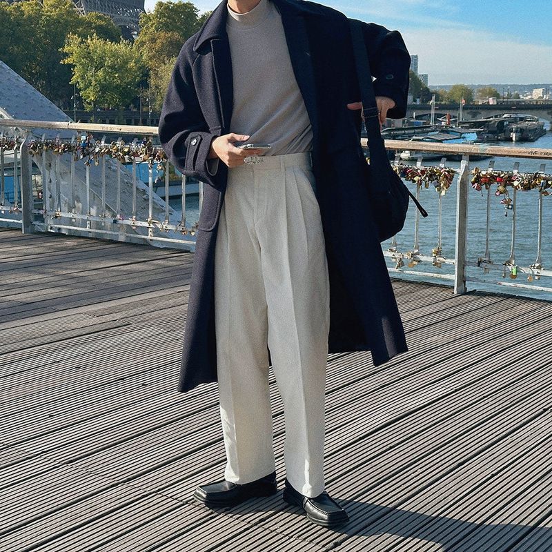 ASCLO Hidden Pocket Wool Coat (3color)