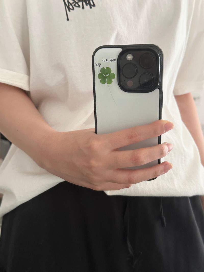 happiness than luck white case (epoxy)