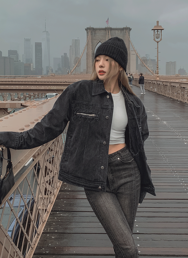 ULAN（ユレン）の「UNISEX] ルーシッドアイレットデニムジャケット（Jackets/Outerwear）」
