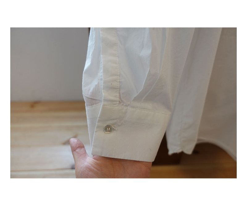 non button white shirts