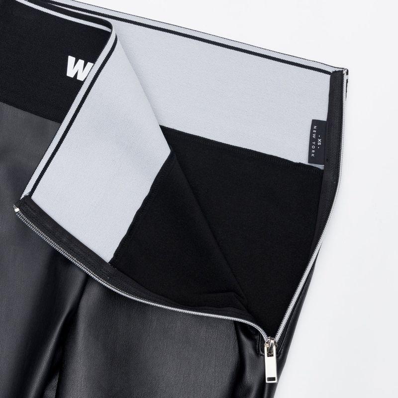Faux leather leggings