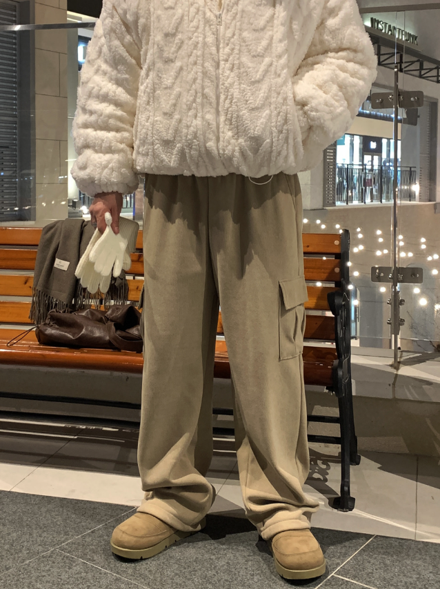 Nechis Cable Mink Fur Overfit Hooded Padding